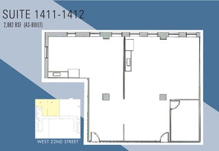 20 W 22nd St, New York, NY à louer Plan d’étage– Image 1 sur 5