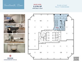 8180-8200 Greensboro Dr, McLean, VA à louer Plan d’étage– Image 1 sur 5