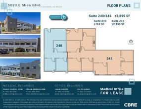 5010 E Shea Blvd, Scottsdale, AZ à louer Plan d’étage– Image 2 sur 2