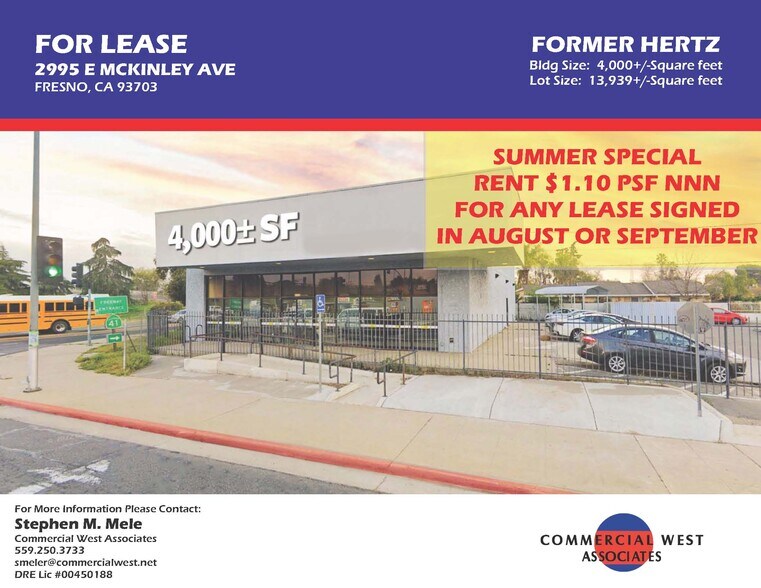 2995 E Mckinley Ave, Fresno, CA à louer - Photo de l’immeuble – Image 1 sur 4
