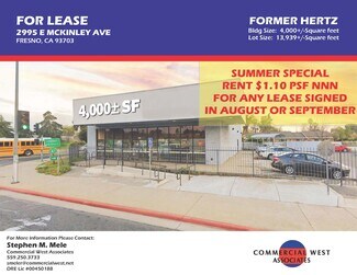 Plus de détails pour 2995 E Mckinley Ave, Fresno, CA - Local commercial à louer