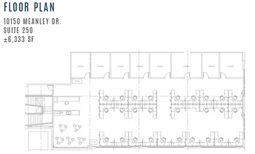 10150 Meanley Dr, San Diego, CA à louer Plan d’étage– Image 1 sur 2