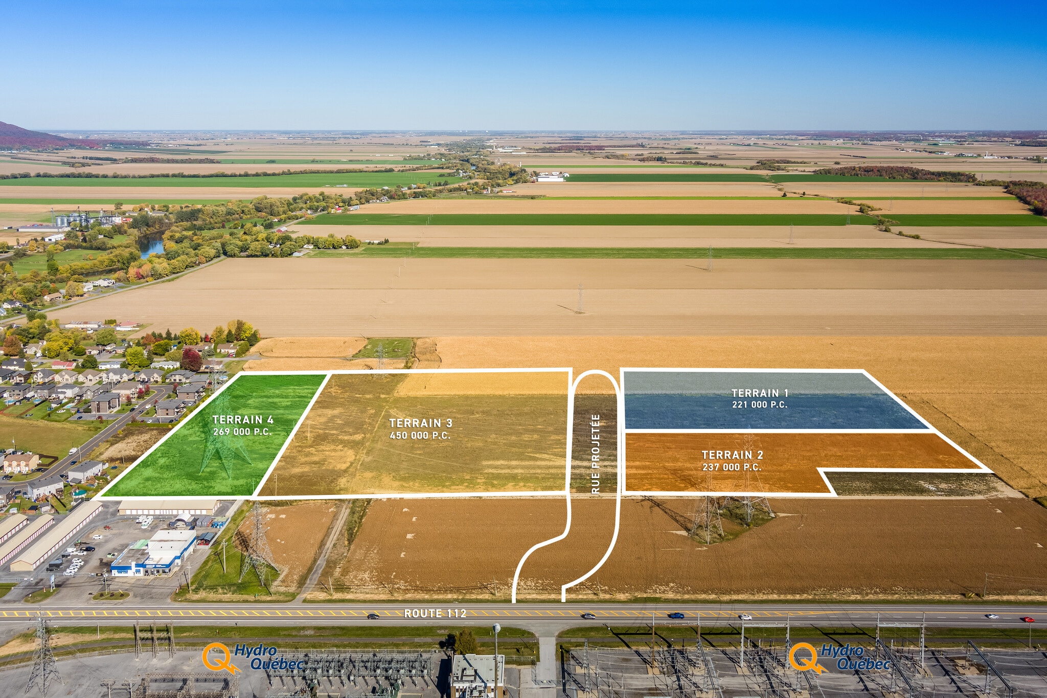 Rte 112, Saint-cesaire, QC à vendre Aérien– Image 1 sur 23