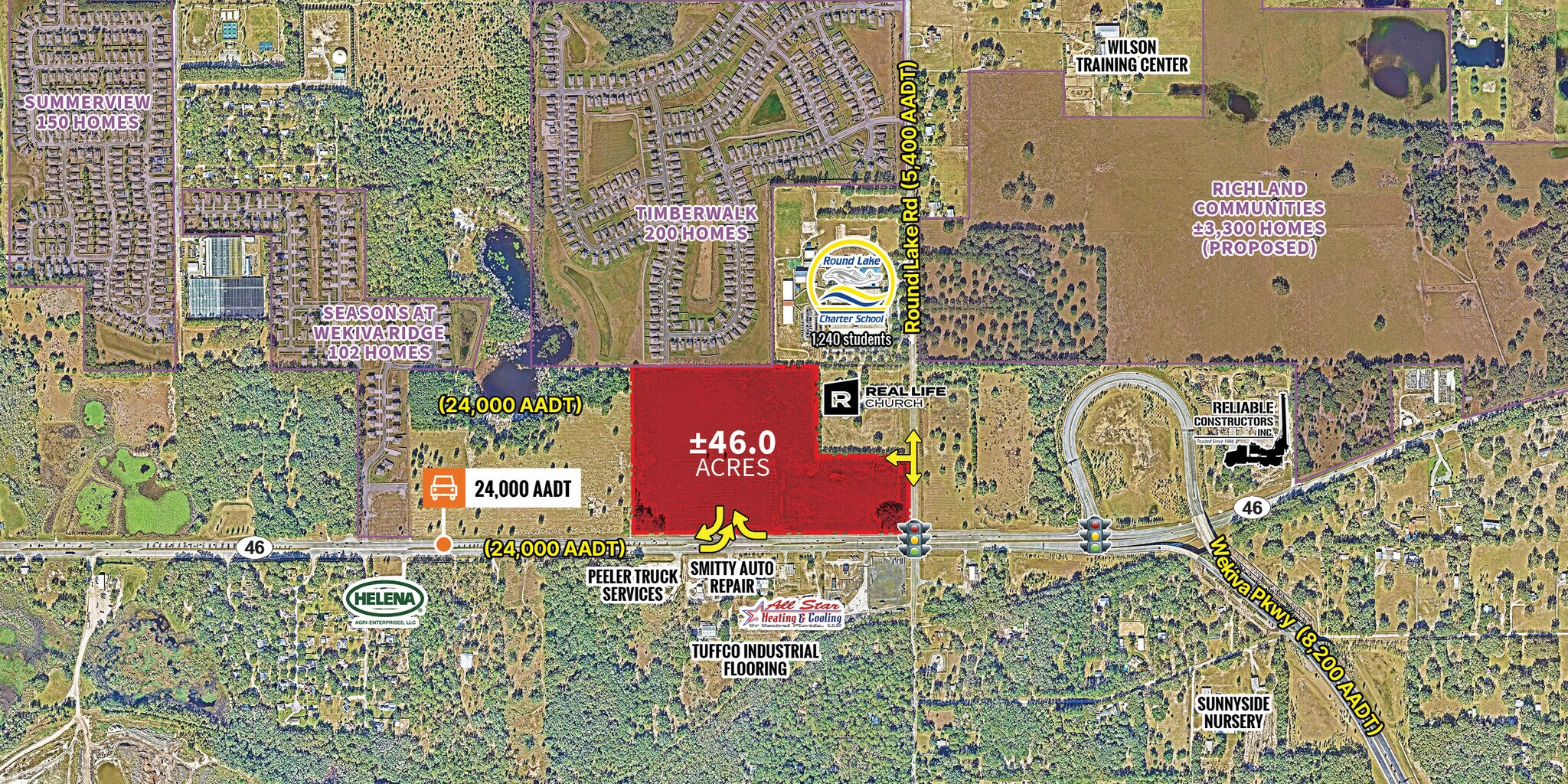 NWC of SR-46 & Round Lake Road, Mount Dora, FL à louer Photo de l’immeuble– Image 1 sur 2
