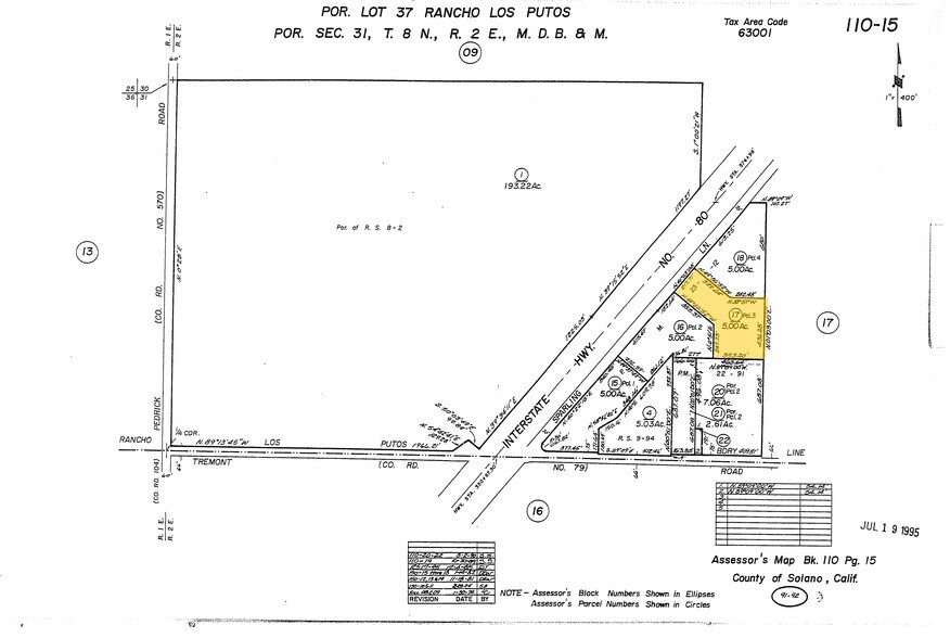 8826 Sparling Ln, Dixon, CA à louer - Plan cadastral – Image 2 sur 3