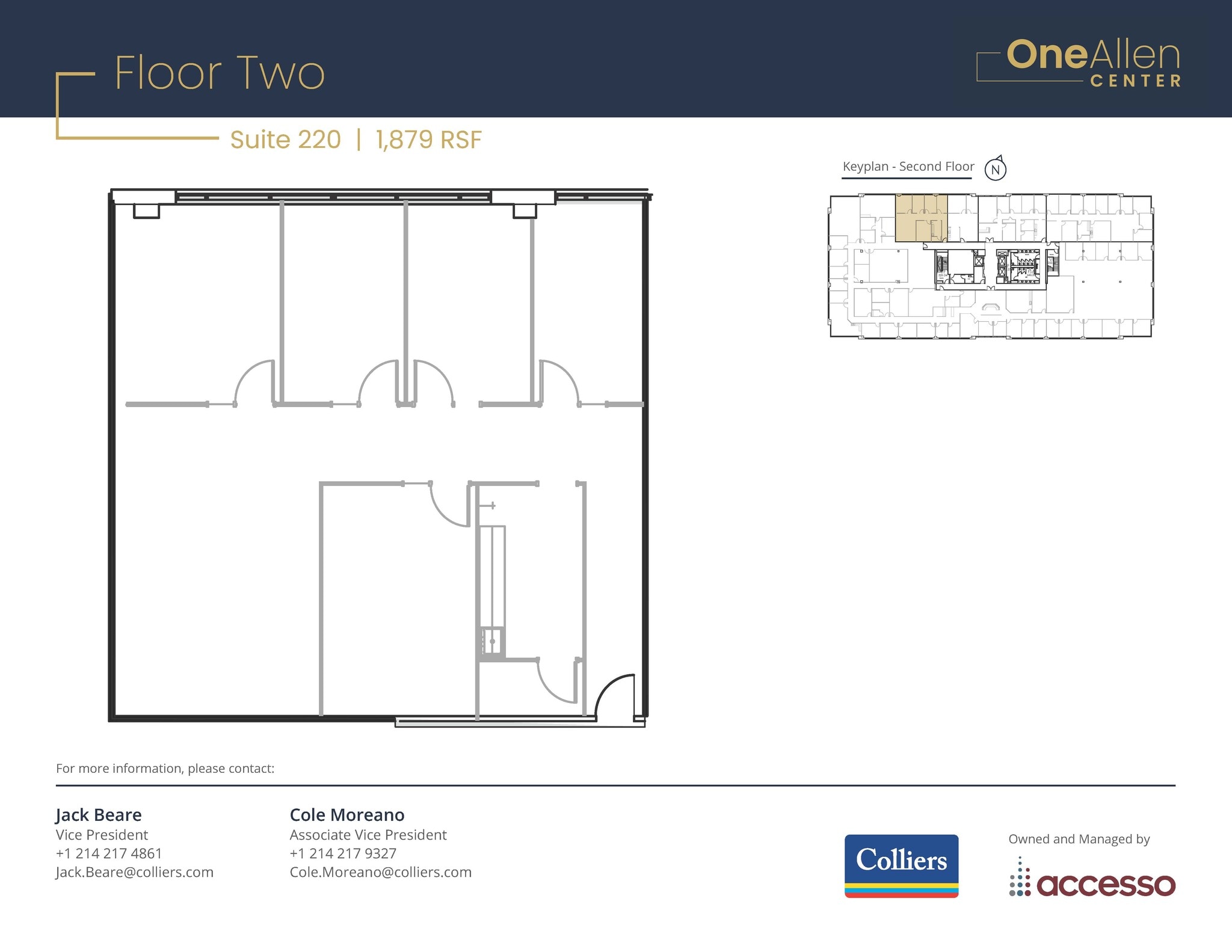 700 Central Expy S, Allen, TX à louer Plan d’étage– Image 1 sur 1