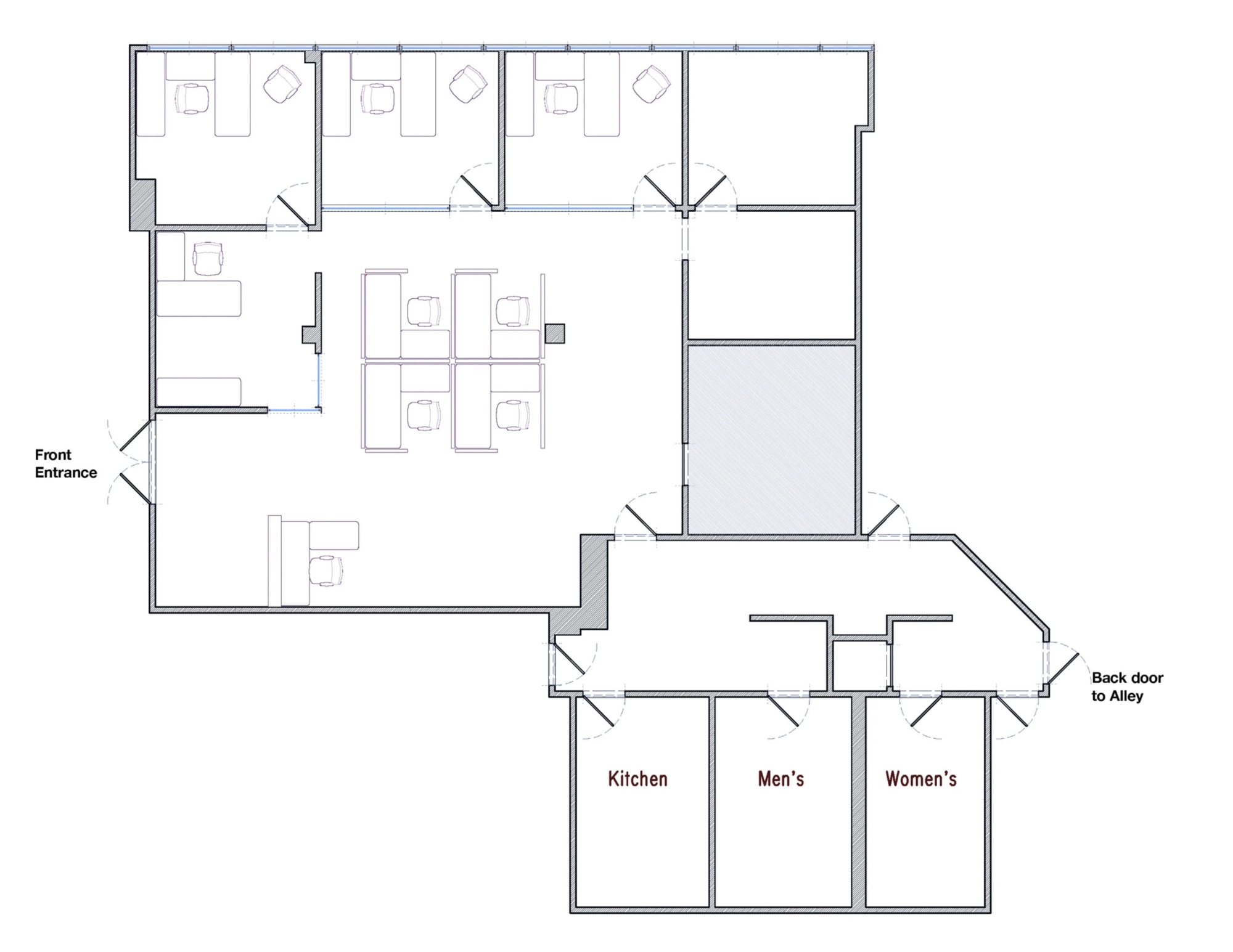 11969 Ventura Blvd, Studio City, CA à louer Plan d’étage– Image 1 sur 1