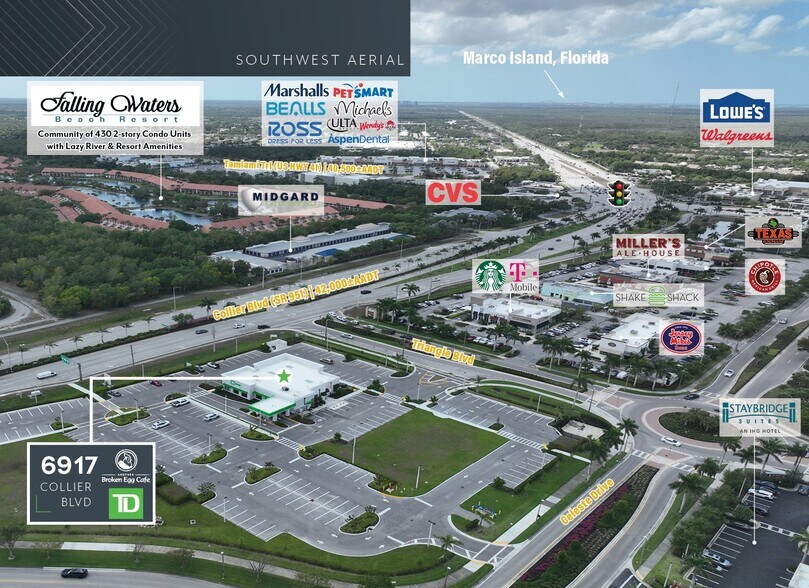 6917 Collier Blvd, Naples, FL à vendre - Aérien – Image 3 sur 6