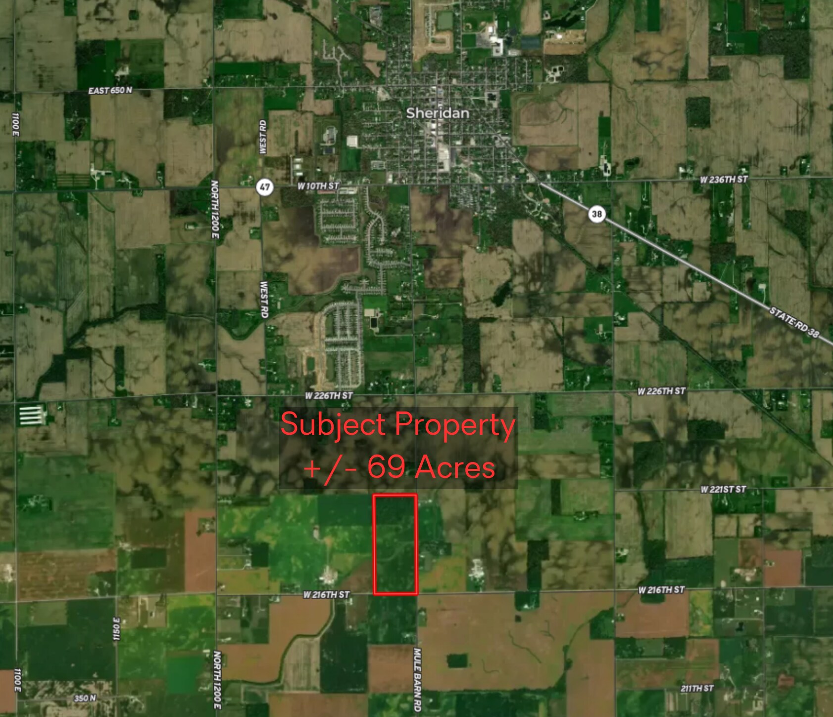 21650 Mule Barn rd, Sheridan, IN à vendre Photo de l’immeuble– Image 1 sur 4