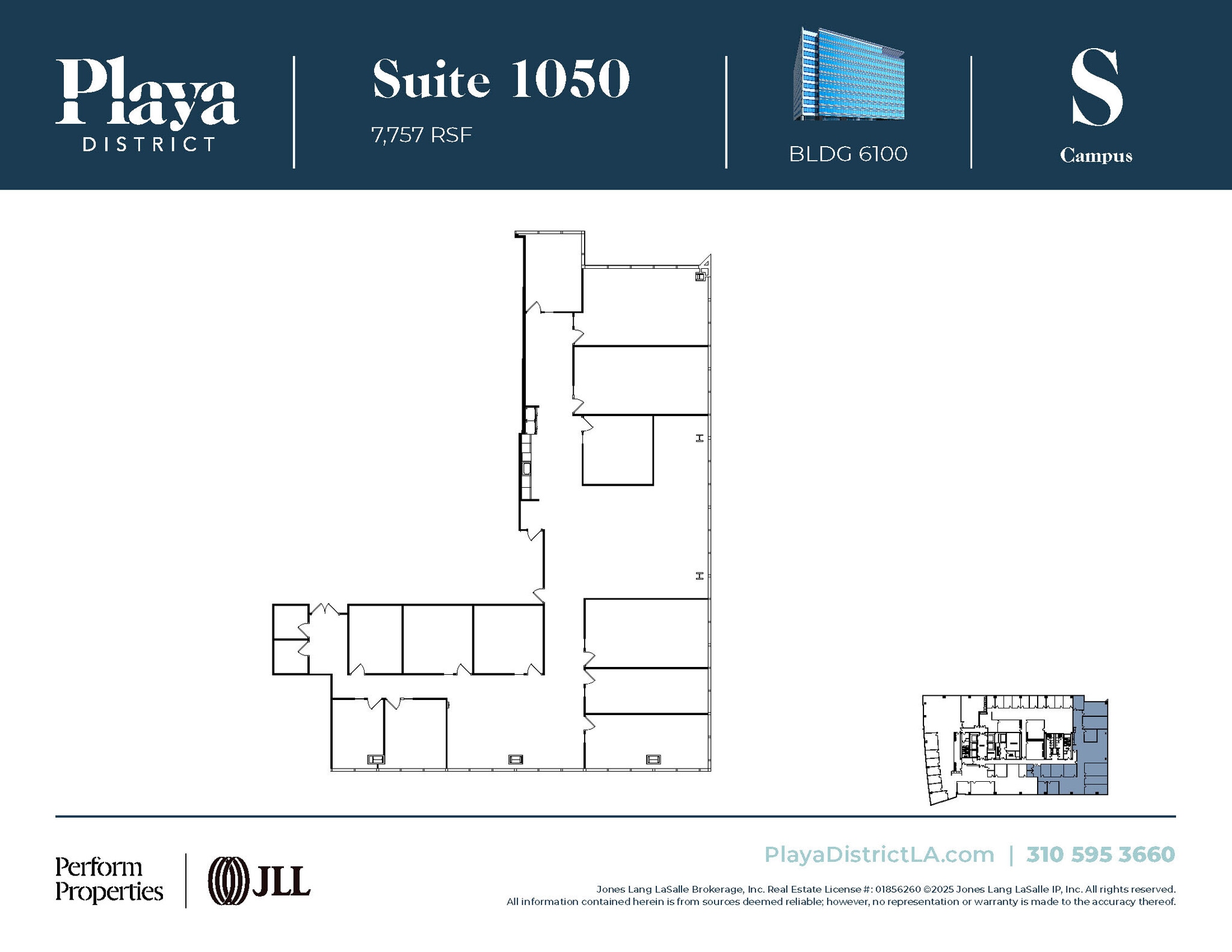 6100 Center Dr, Los Angeles, CA à louer Plan d’étage– Image 1 sur 1