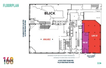 168 N State St, Chicago, IL à louer Plan d’étage– Image 1 sur 1