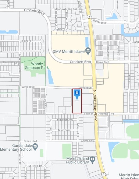 115 Alma Blvd, Merritt Island, FL à louer - Plan cadastral – Image 2 sur 7