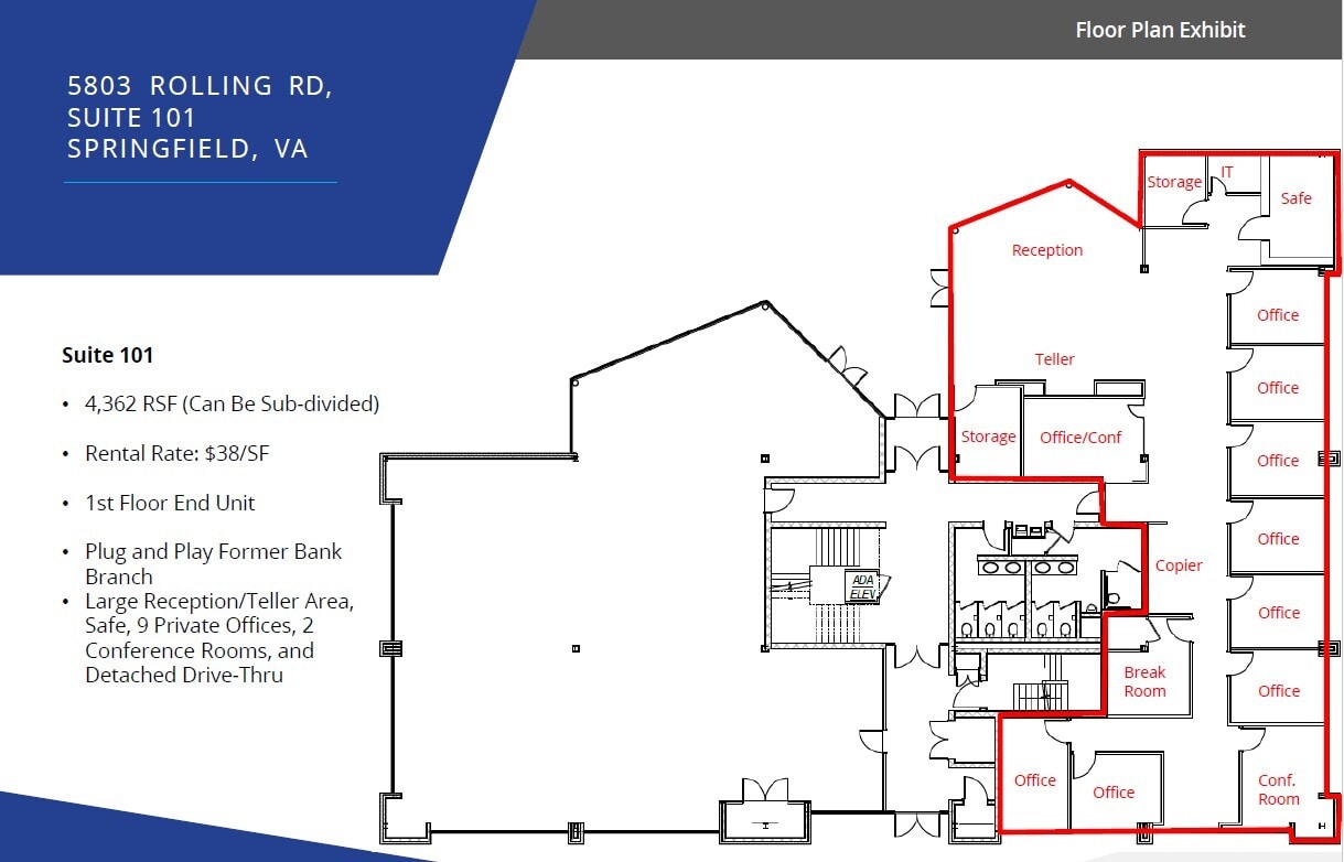 5803 Rolling Rd, Springfield, VA à louer Photo intérieure– Image 1 sur 1