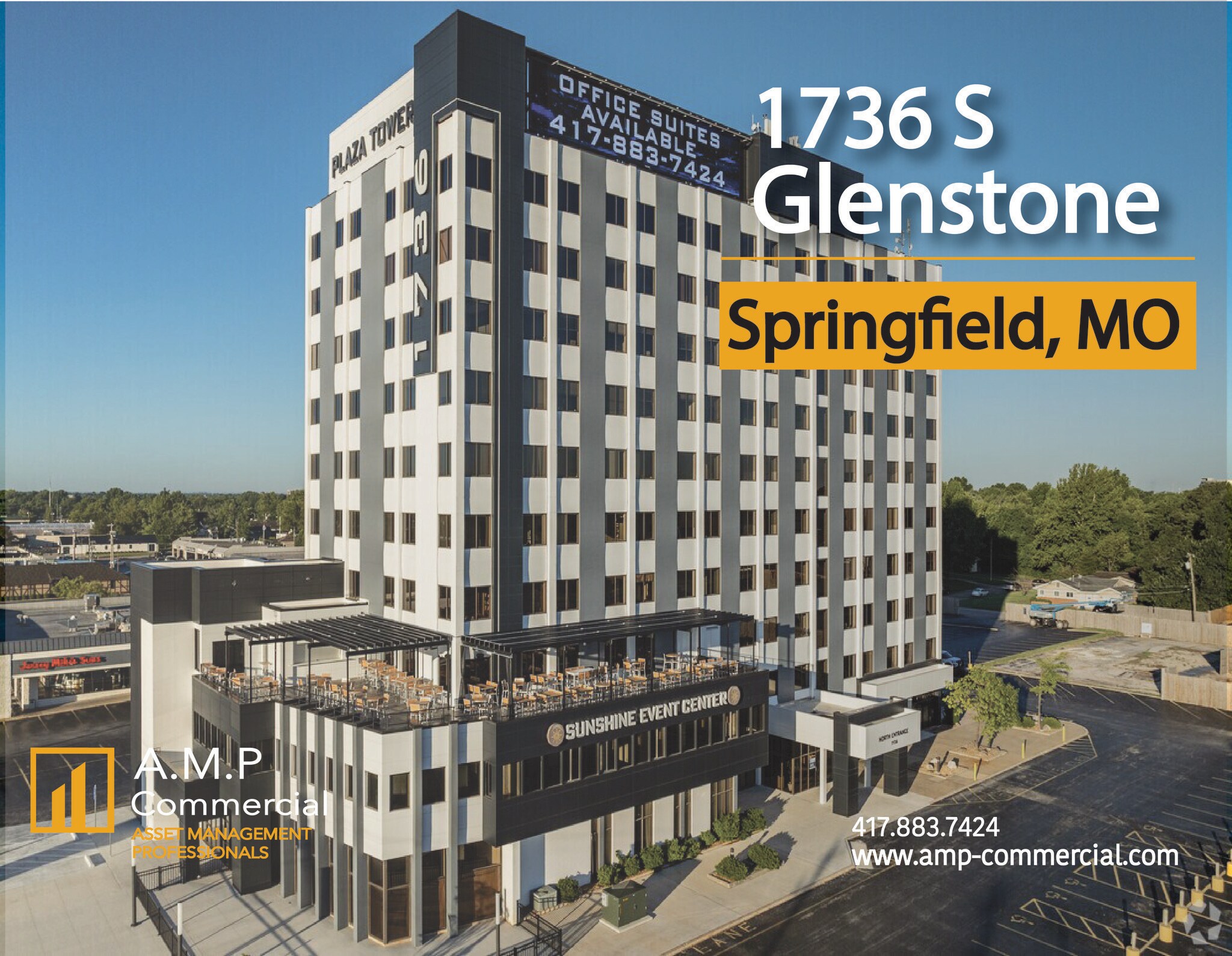 1736 E Sunshine St, Springfield, MO à louer Photo de l’immeuble– Image 1 sur 12