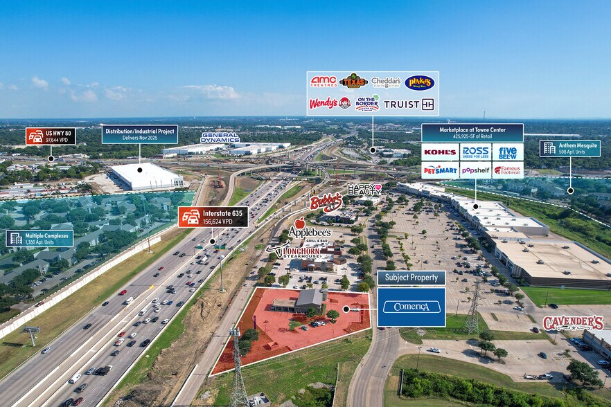 18965 Lyndon B Johnson Fwy, Mesquite, TX à vendre - Photo de l’immeuble – Image 1 sur 4
