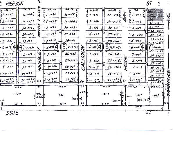 14500 Torrence Ave, Burnham, IL à vendre - Plan cadastral – Image 2 sur 3