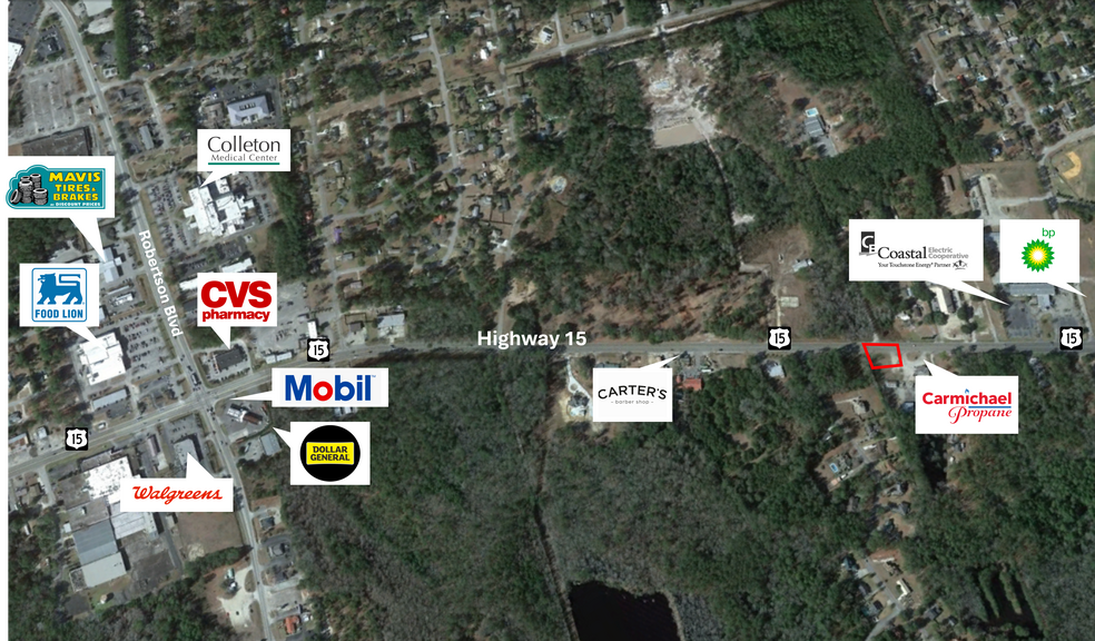 2138 Jefferies Hwy, Walterboro, SC à vendre - Photo principale – Image 1 sur 3