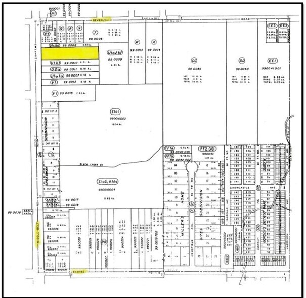 Middlebelt Rd, Romulus, MI à vendre - Plan cadastral – Image 3 sur 3