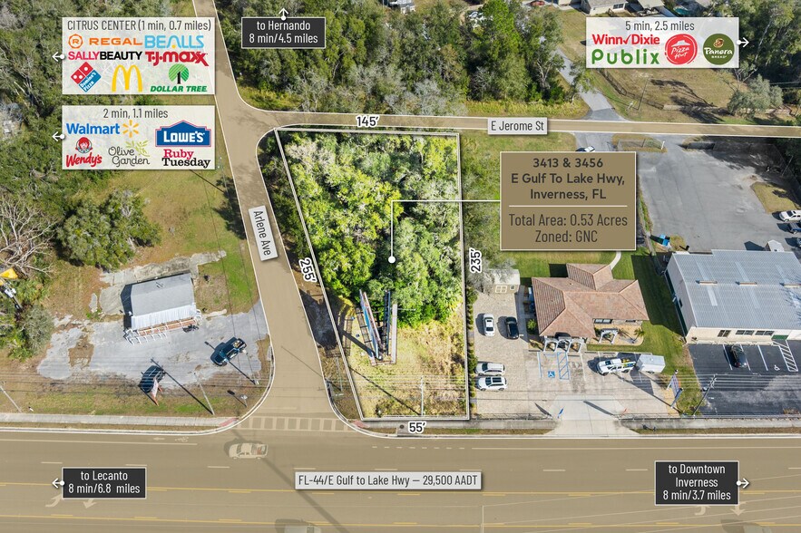 3413 E Gulf To Lake Hwy, Inverness, FL à vendre - Photo de l’immeuble – Image 3 sur 40