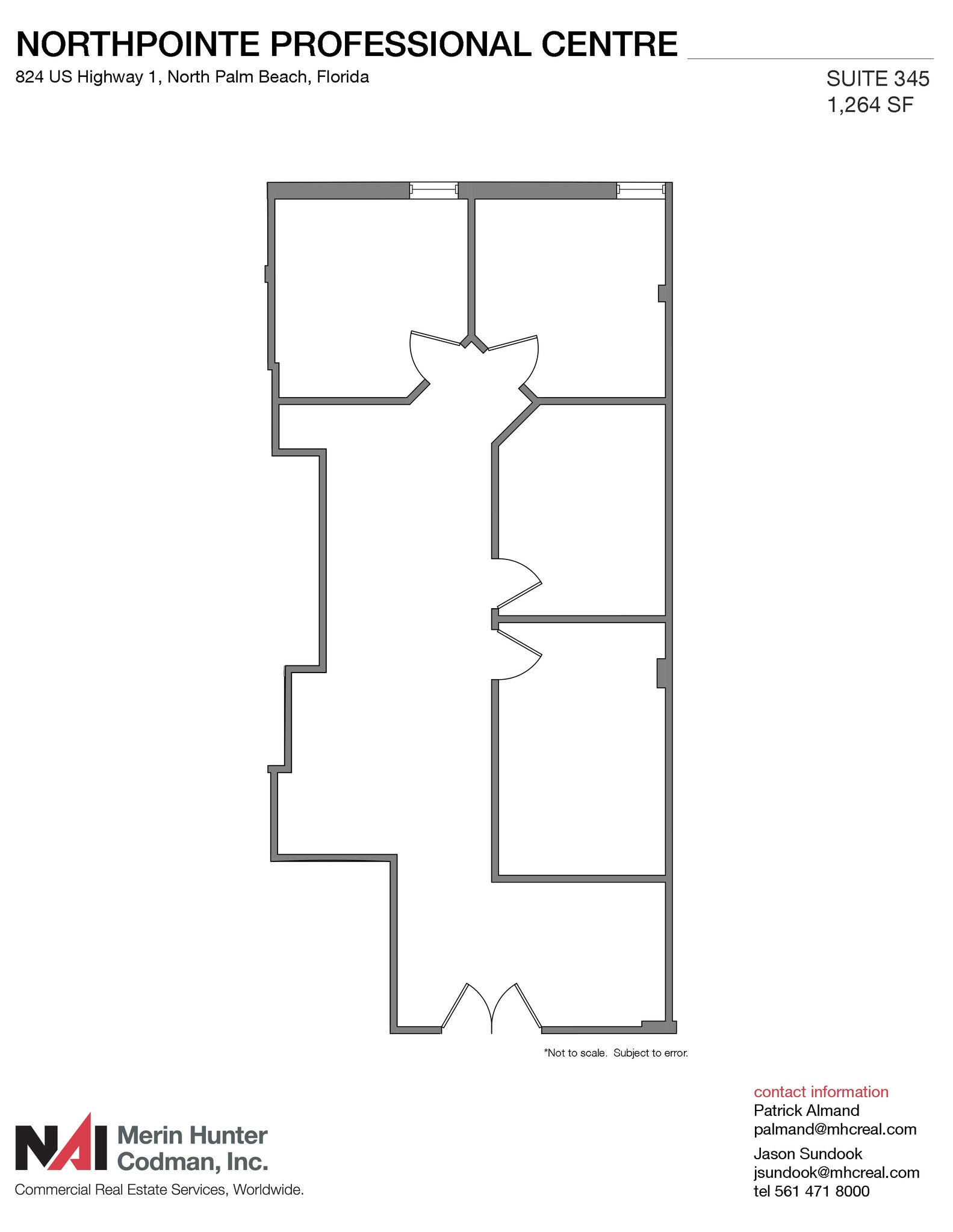 824 US Highway 1, North Palm Beach, FL à louer Plan d’étage– Image 1 sur 1