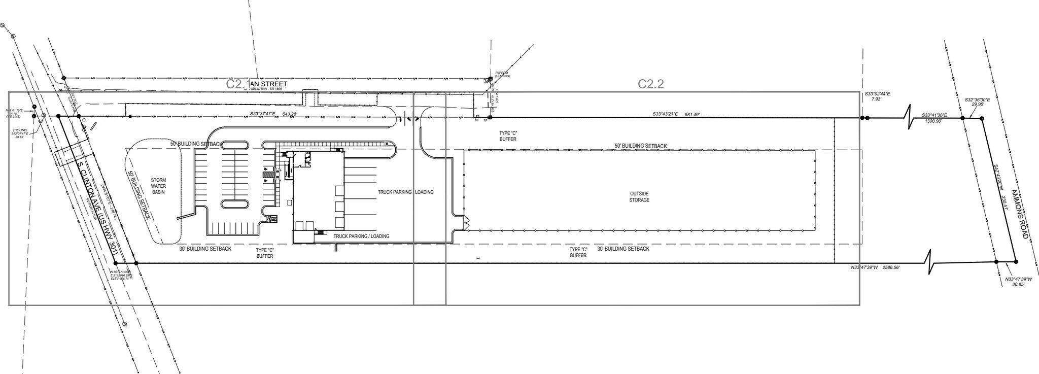0 Dinan Rd, Dunn, NC à louer Plan de site– Image 1 sur 1