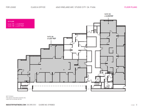 4040 Vineland Ave, Studio City, CA à louer Plan d’étage– Image 1 sur 1