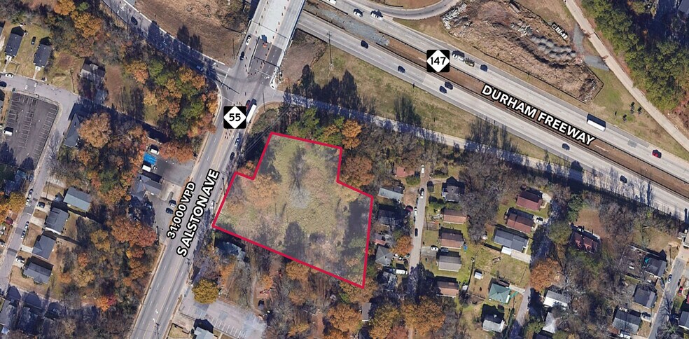 601 S Alston Ave, Durham, NC à vendre - Aérien – Image 2 sur 2