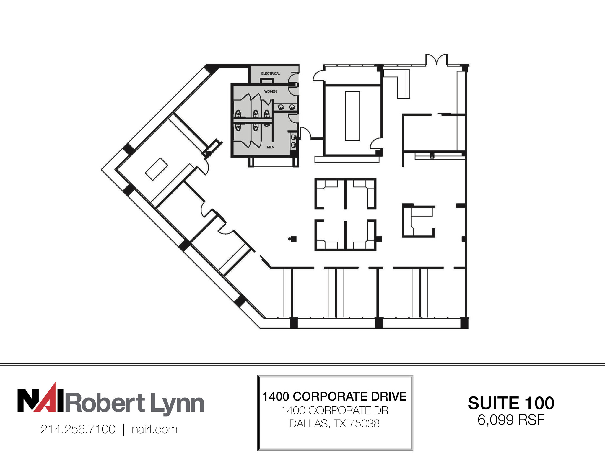 1400 Corporate Dr, Irving, TX à louer Plan d’étage– Image 1 sur 1
