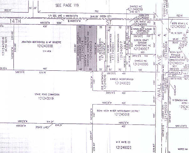 155 W 14th St, Ogden, UT à louer - Plan cadastral – Image 3 sur 4