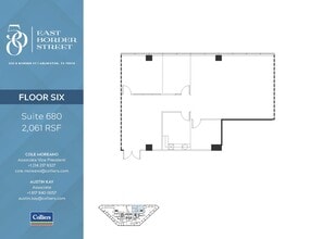 500 E Border St, Arlington, TX à louer Plan d’étage– Image 1 sur 1