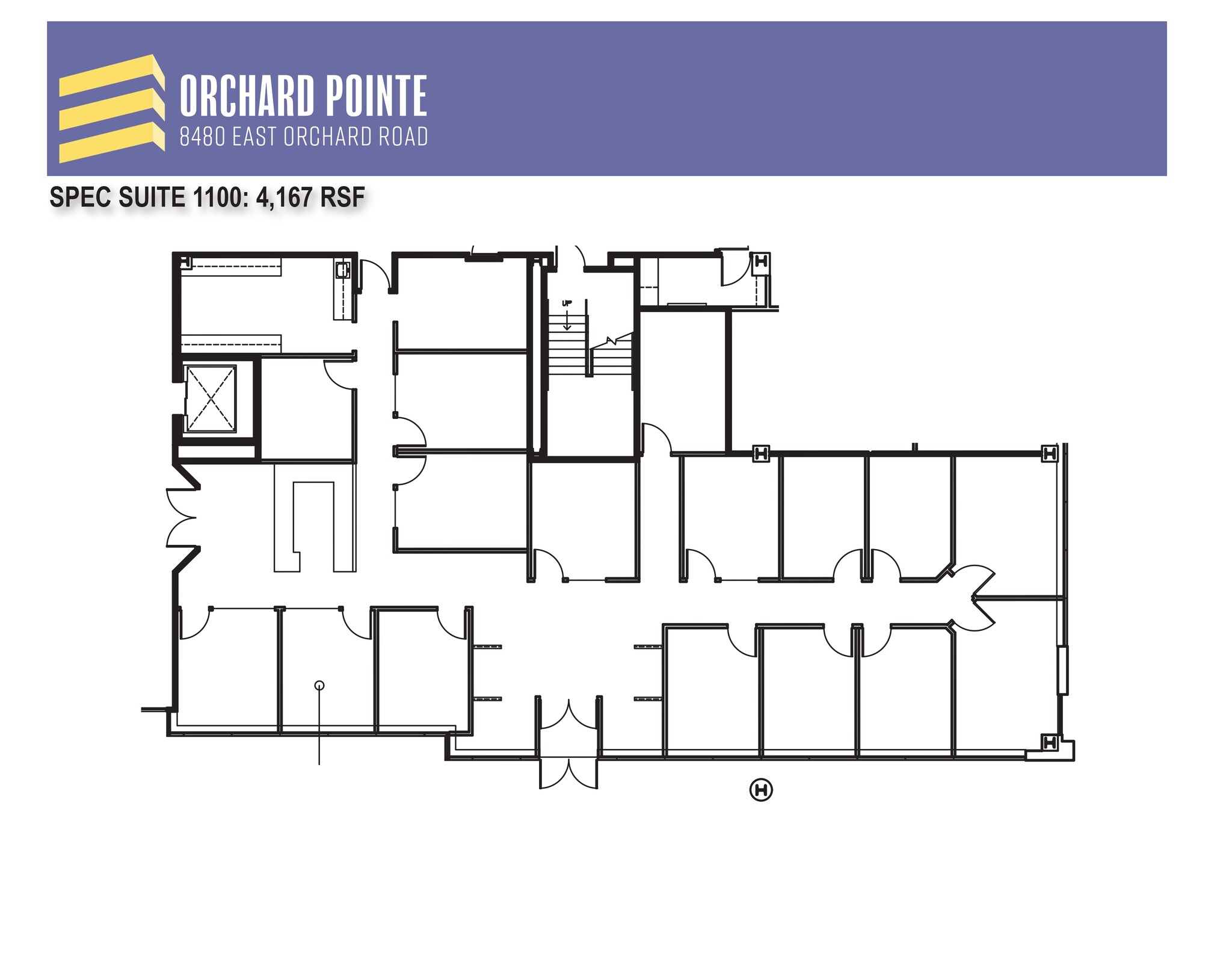 8480 E Orchard Rd, Greenwood Village, CO à louer Plan d’étage– Image 1 sur 1