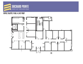 8480 E Orchard Rd, Greenwood Village, CO à louer Plan d’étage– Image 1 sur 1