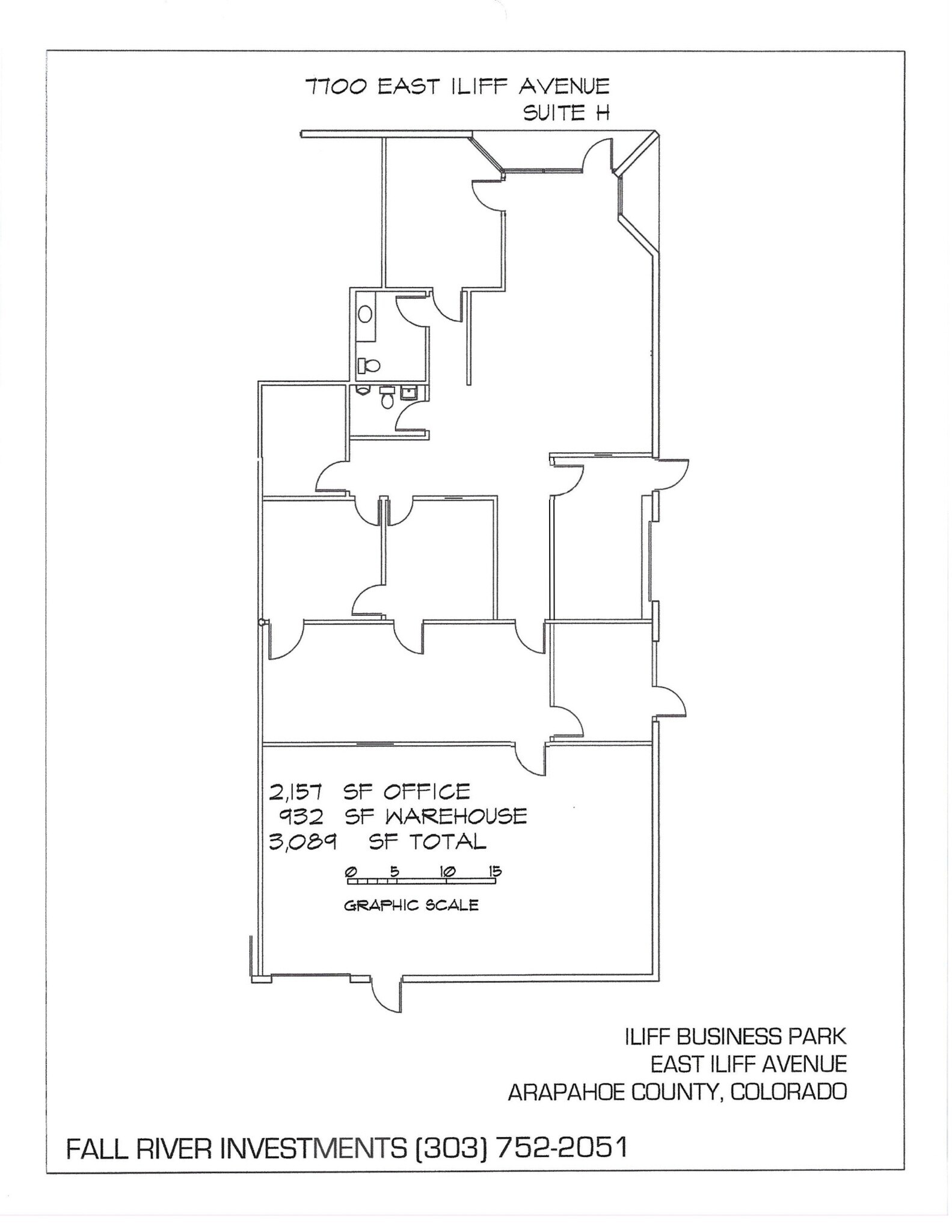 7700 E Iliff Ave, Denver, CO à louer Plan de site– Image 1 sur 1