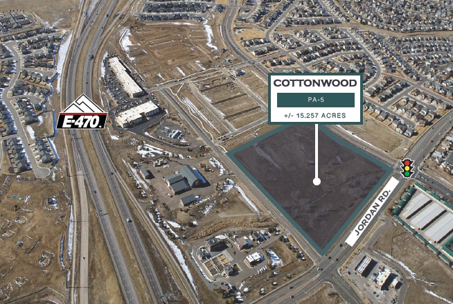 E-470 & Jordan Rd- Cottonwood, Parker, CO à vendre Aérien– Image 1 sur 4