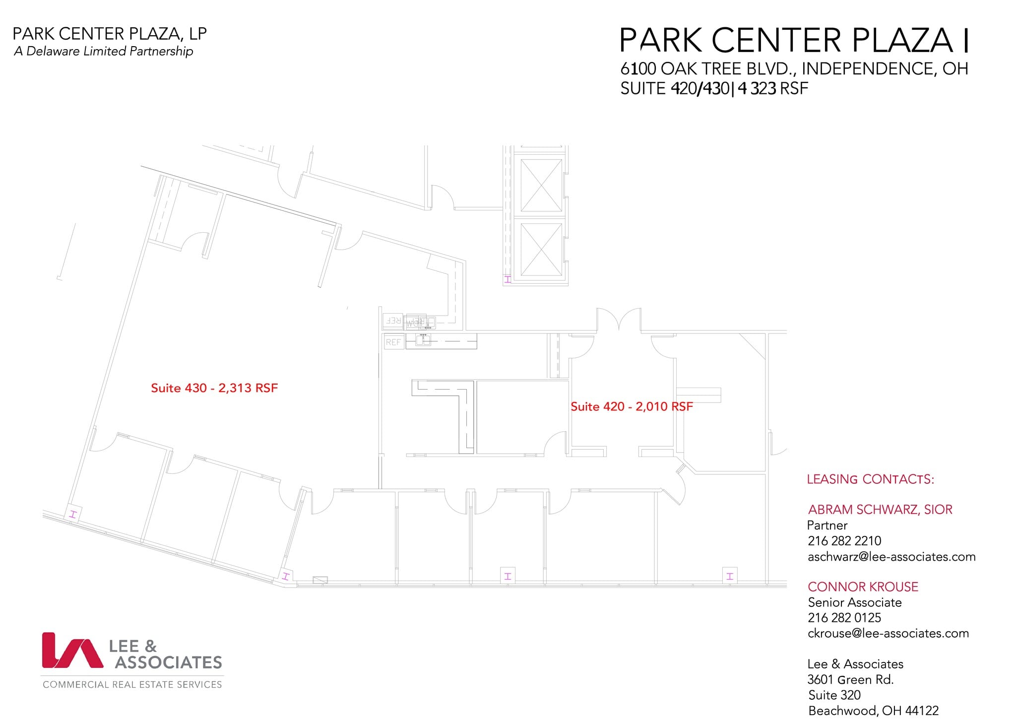 6100 Oak Tree Blvd, Independence, OH à louer Plan de site– Image 1 sur 1