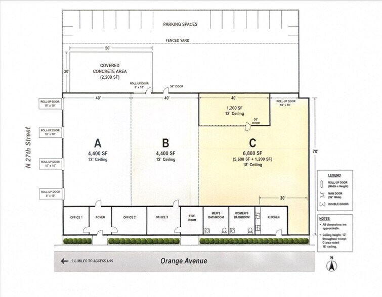 2610 Orange Ave, Fort Pierce, FL à louer - Plan d’étage – Image 2 sur 30