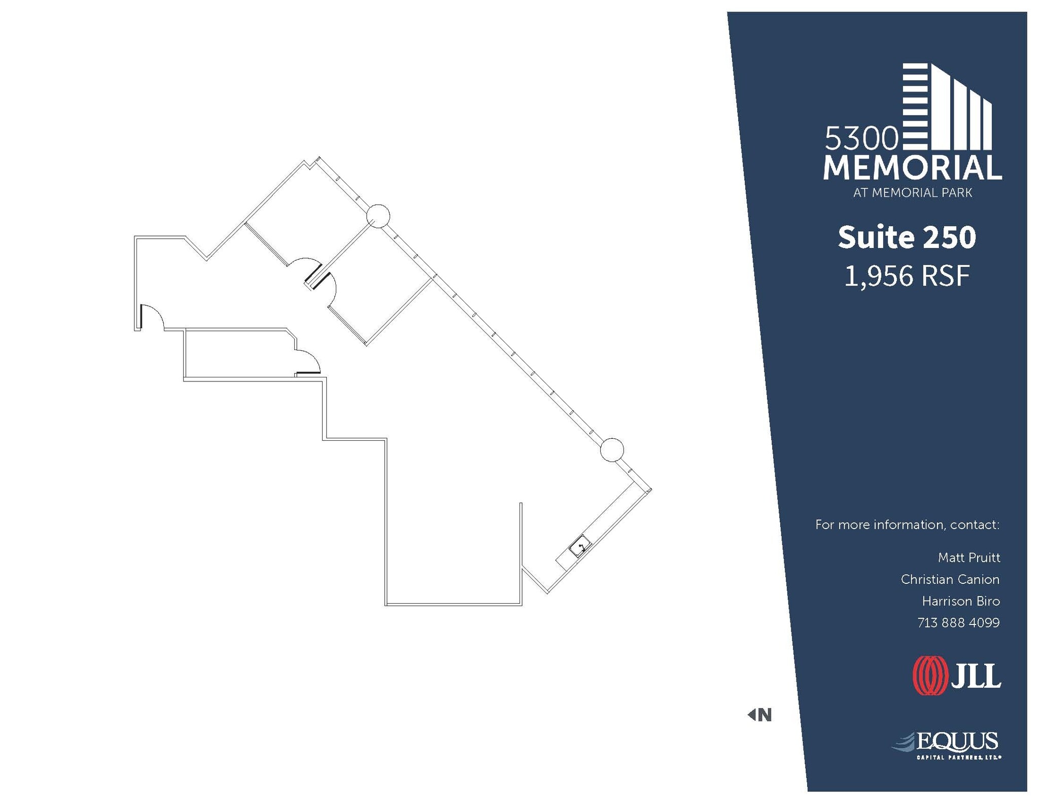 5300 Memorial Dr, Houston, TX à louer Plan d’étage– Image 1 sur 1