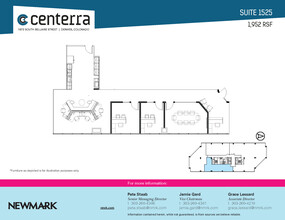 1873 S Bellaire St, Denver, CO à louer Plan d’étage– Image 1 sur 1