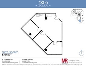 2800 S River Rd, Des Plaines, IL à louer Plan d’étage– Image 1 sur 1