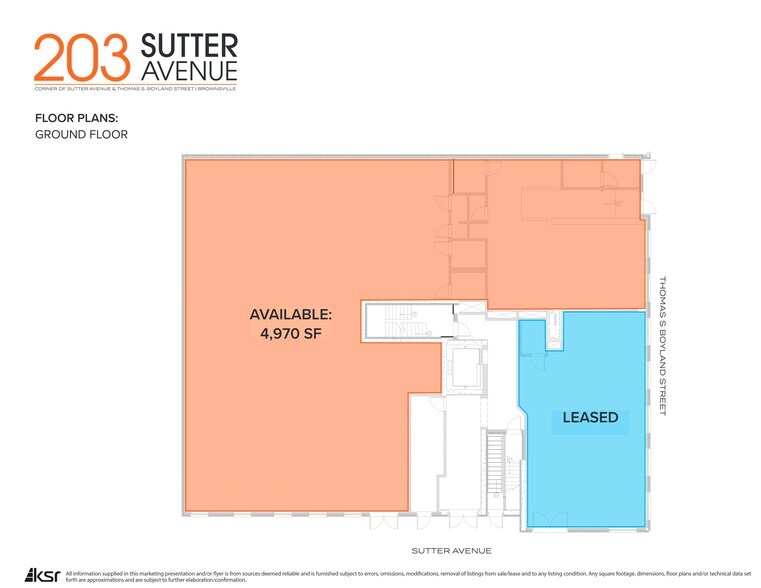 203 Sutter Ave, Brooklyn, NY à louer - Plan de site – Image 1 sur 2