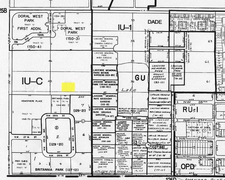 3071 NW 107th Ave, Doral, FL à vendre - Plan cadastral – Image 3 sur 4
