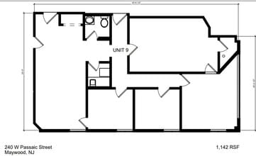 240 W Passaic St, Maywood, NJ à louer Plan d’étage– Image 1 sur 1