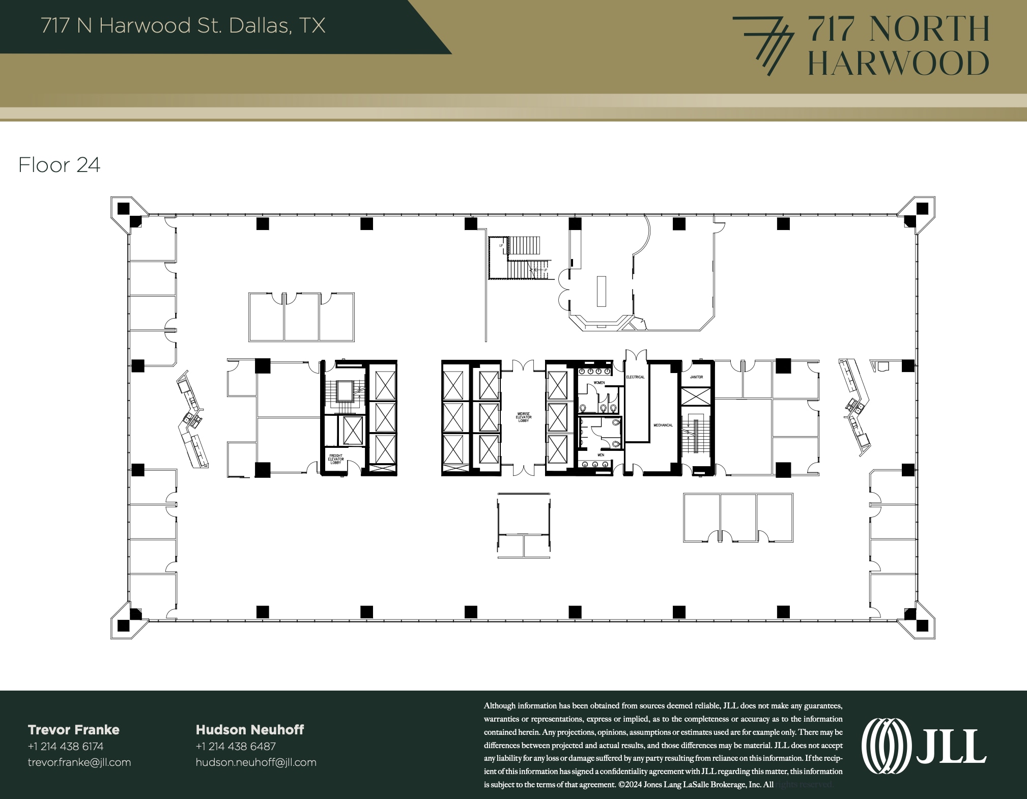 717 N Harwood St, Dallas, TX à louer Plan d’étage– Image 1 sur 1