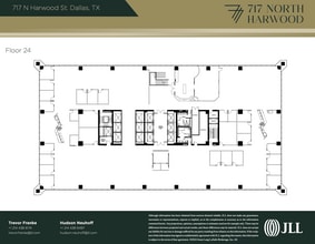 717 N Harwood St, Dallas, TX à louer Plan d’étage– Image 1 sur 1