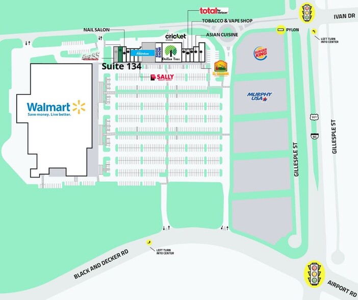 2800 Gillespie St, Fayetteville, NC à louer - Plan de site – Image 2 sur 29