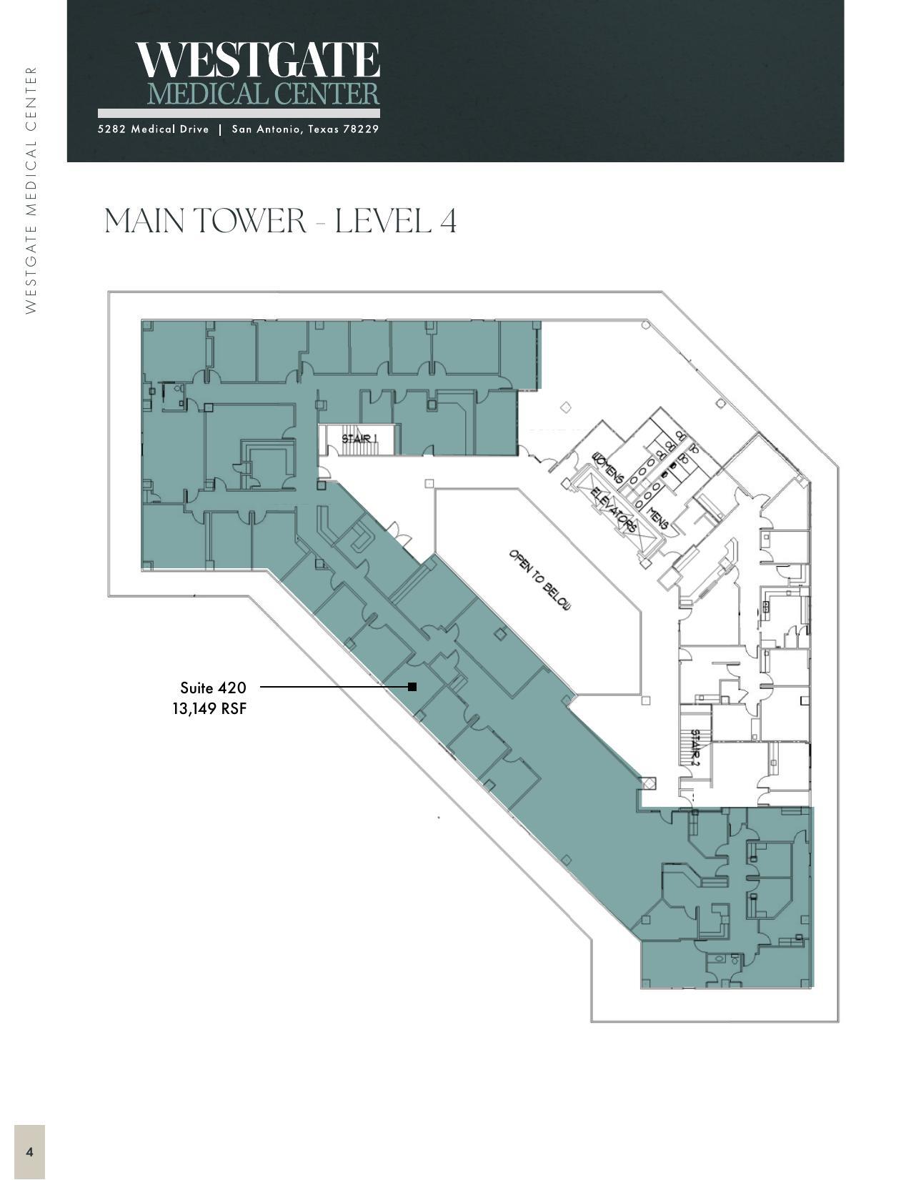5282 Medical Dr, San Antonio, TX à louer Plan d’étage– Image 1 sur 1