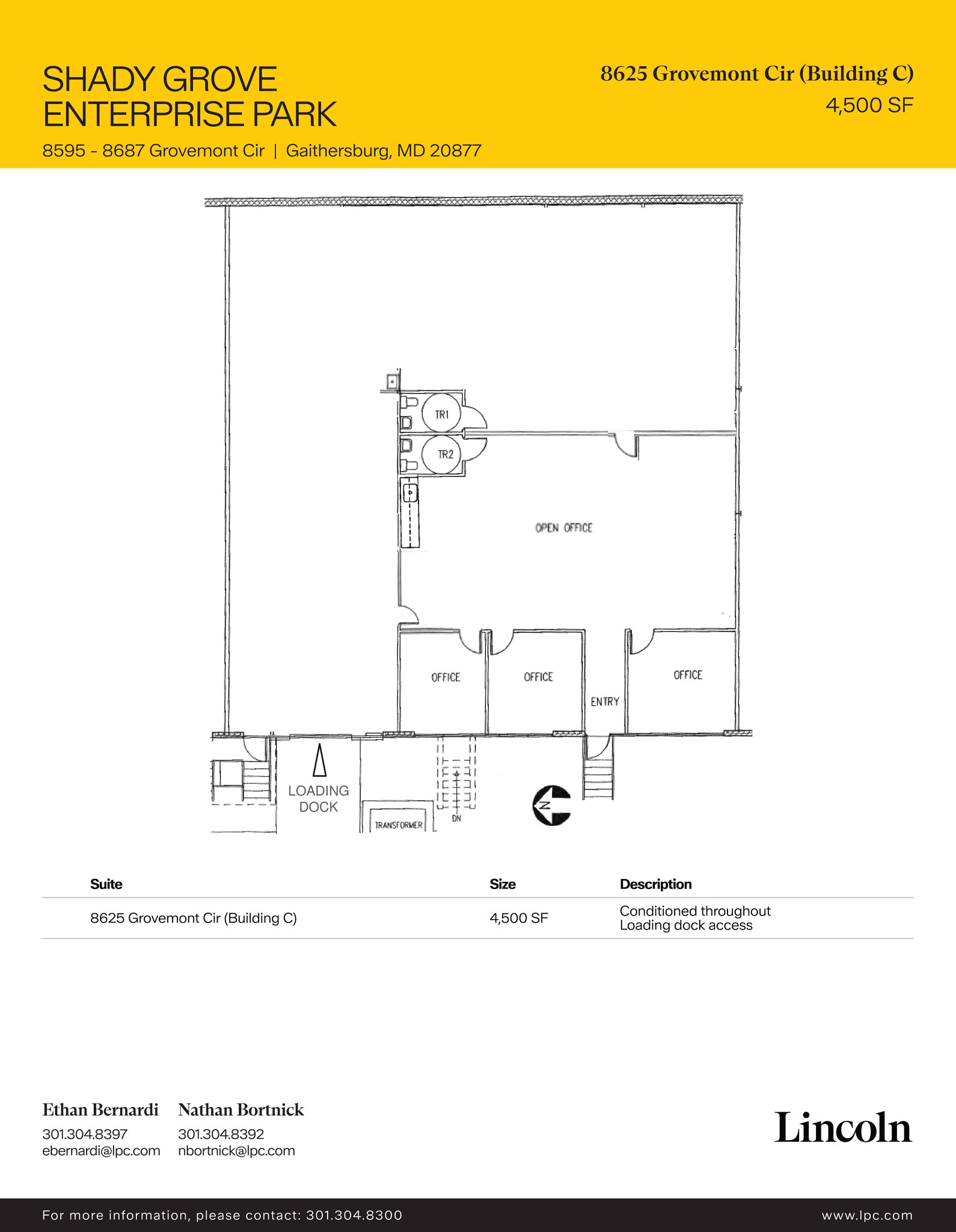 8565-8637 Grovemont Cir, Gaithersburg, MD à louer Plan d’étage– Image 1 sur 1