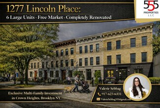 Plus de détails pour 1277 Lincoln Pl, Brooklyn, NY - Logement à vendre