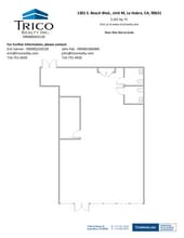 1251-1401 S Beach Blvd, La Habra, CA à louer Plan d’étage– Image 1 sur 1