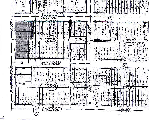 945 W George St, Chicago, IL à louer - Plan cadastral – Image 3 sur 7